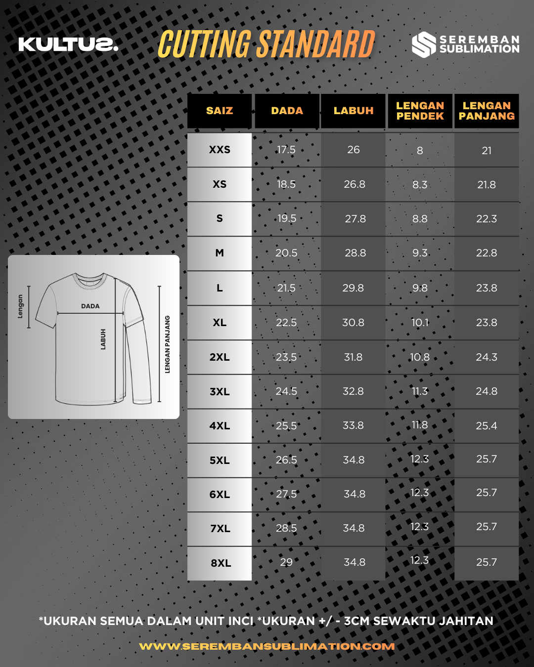 Roundneck Size